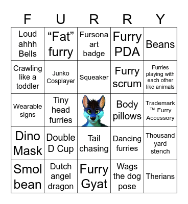 TFF Bingo Card