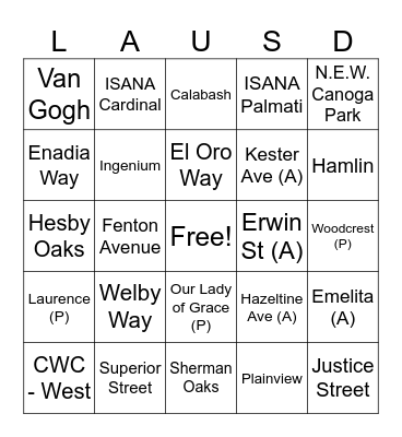 Let's Hit The Lotto! Bingo Card