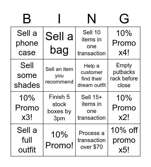 DOCKLANDS Bingo Card