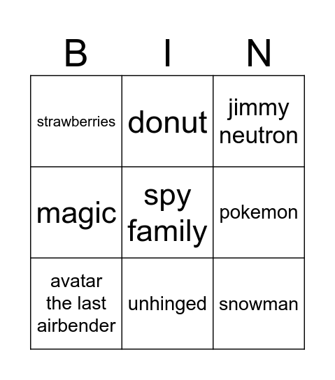 babe bingo 2.0 Bingo Card