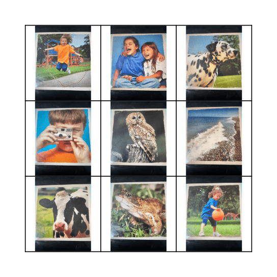 Sound Bingo Game Bingo Card