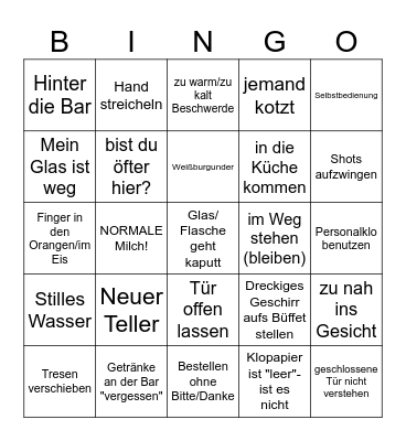 Bahnhofshallen Bingo Card