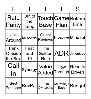 OLS BINGO Card