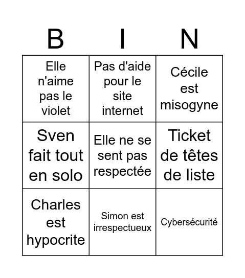 Les excuses de Rayna avant de quitter Volt Bingo Card