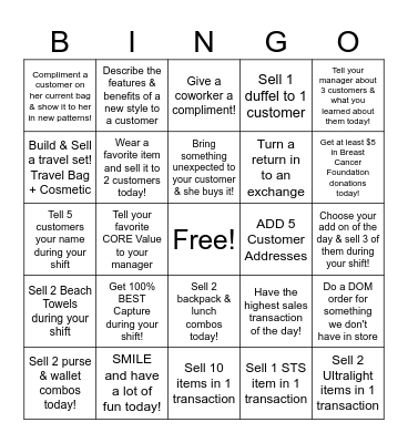 ADS Builder Bingo Card
