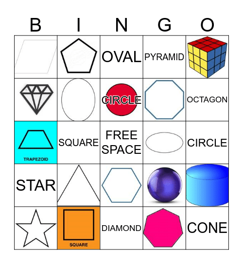 GEOMETRIC BINGO Card