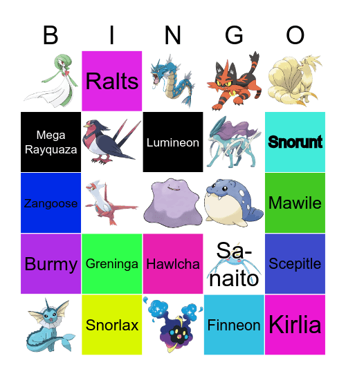 Planets prae Bingo Card