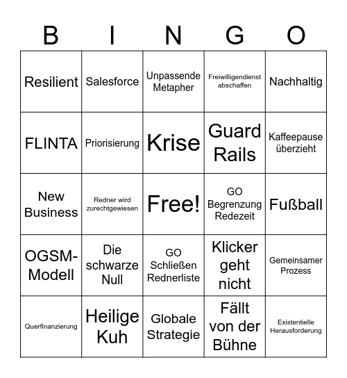 DV Bingo Card