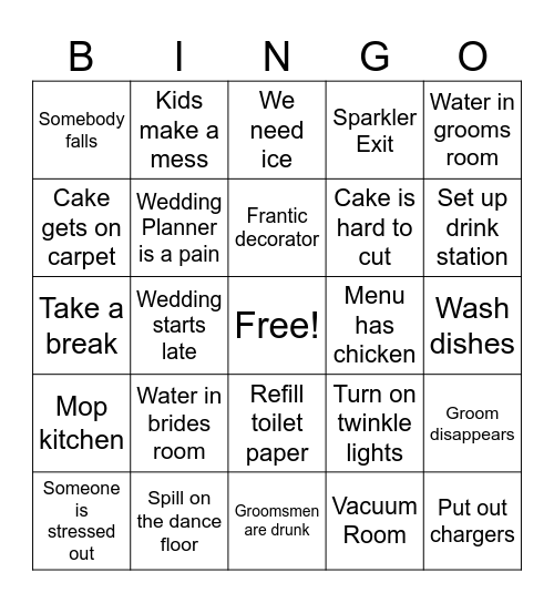Vecoma Bingo Card