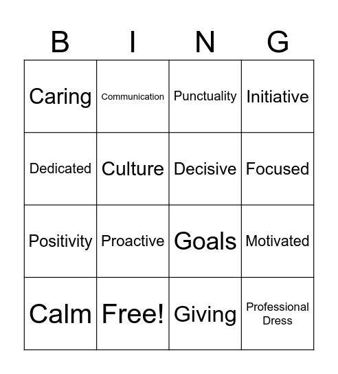 Cohen Esrey Conference 2024 Bingo Card
