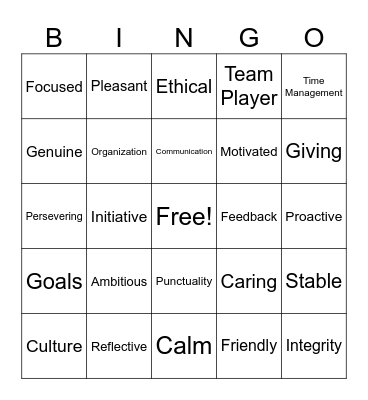 Cohen Esrey Conference 2024 Bingo Card