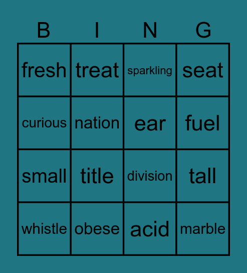 Chrissi et Moi Bingo Card