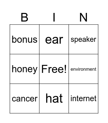 INFINITE CRAFT Bingo Card