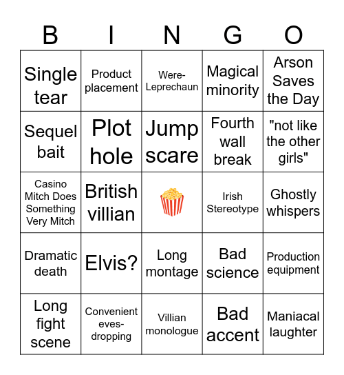 Bad Movie Bingo - Leprechaun 3 Bingo Card