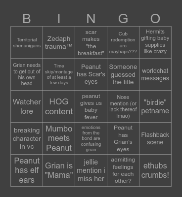 c21 bingo Card