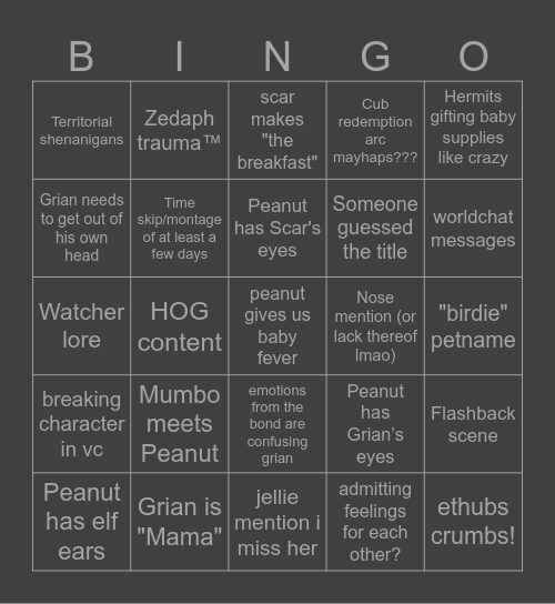 c21 bingo Card