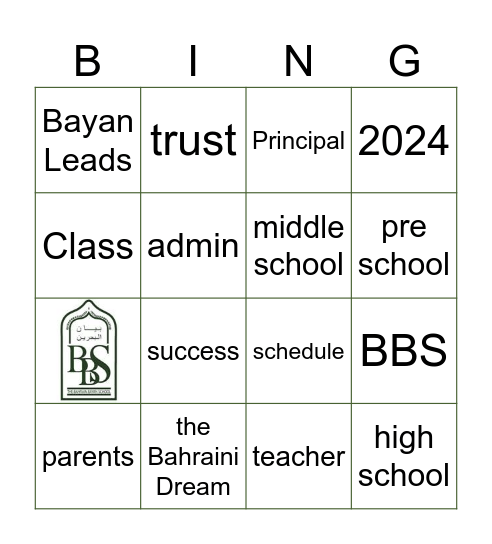 BBS Ghabga 2024 Bingo Card