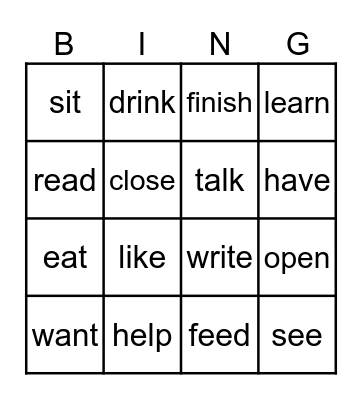 Kana's Words 18/3 Bingo Card