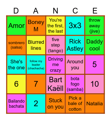 Paasbingo Card