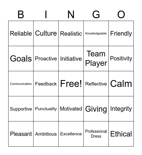 Cohen Esrey Conference 2024 Bingo Card