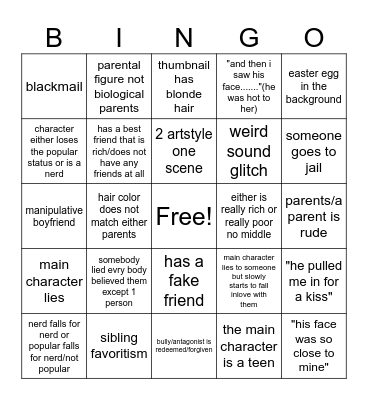 msa bingo 2 Bingo Card