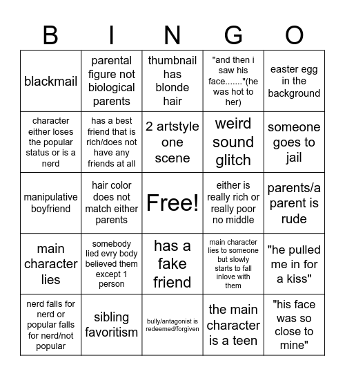 msa bingo 2 Bingo Card