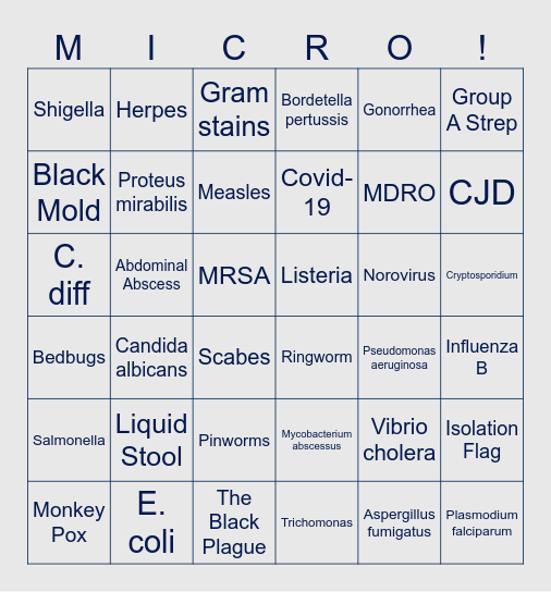 Lab Week 2024 Bingo Card