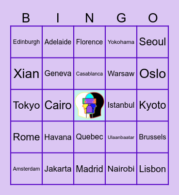 SpeechieAngel's ASL Bingo - "CITIES" Bingo Card