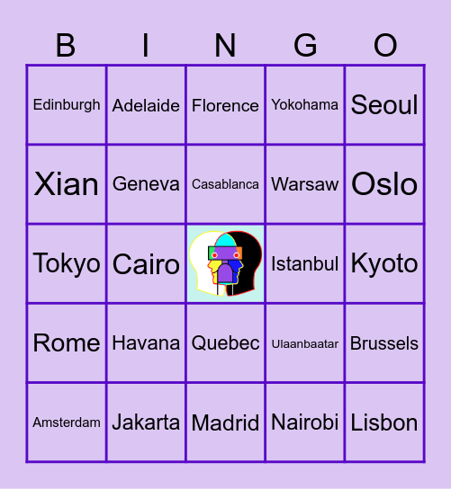 SpeechieAngel's ASL Bingo - "CITIES" Bingo Card