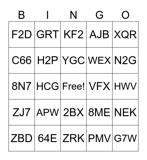 Quarter 4 Math Standards Bingo Card