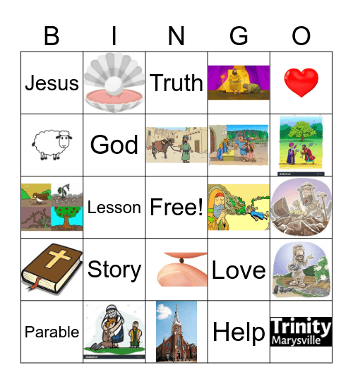 Parables Bingo Card