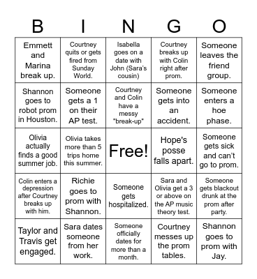 2024 Bingo Card