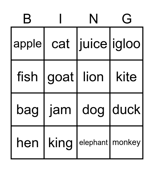 Go Magic 1 - black Bingo Card
