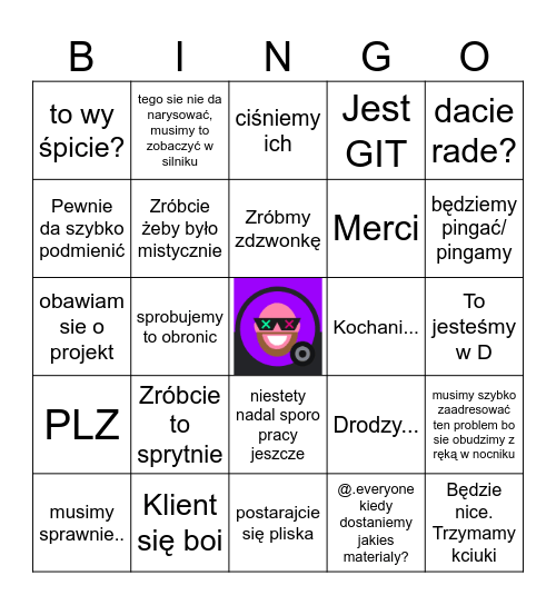 Rafał bingo Card