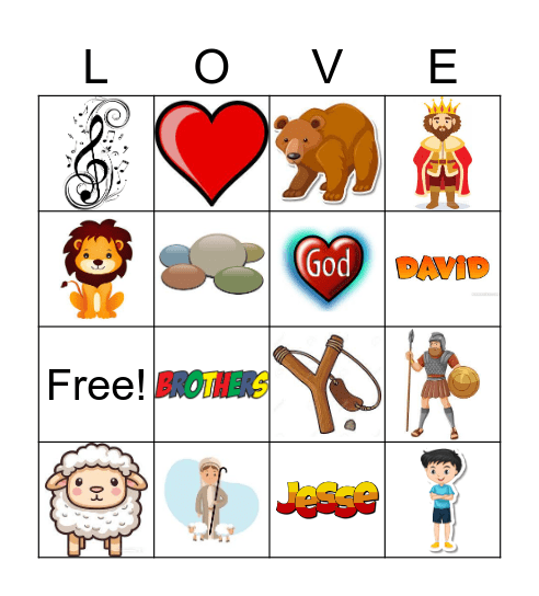 LOVE Bingo Card