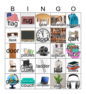 A Very Silly School Bingo Card