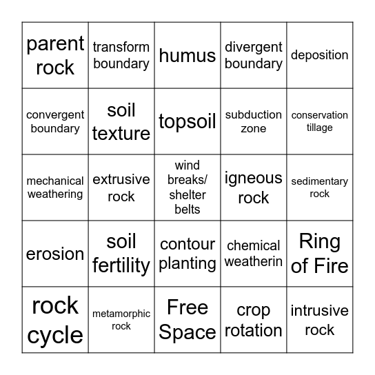 LBOF 2 Bingo Card