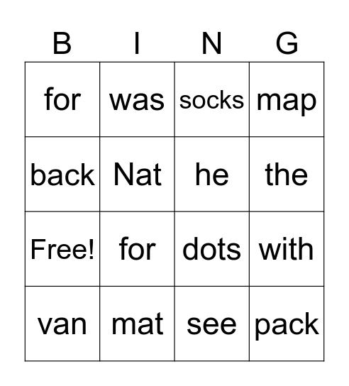 ECRE Fun! Bingo Card