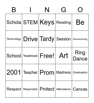LHS March Madness 2024 Bingo Card