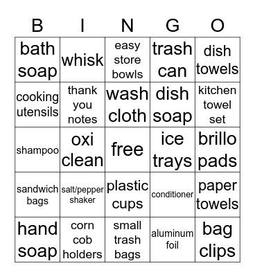 Bierly BINGO Card