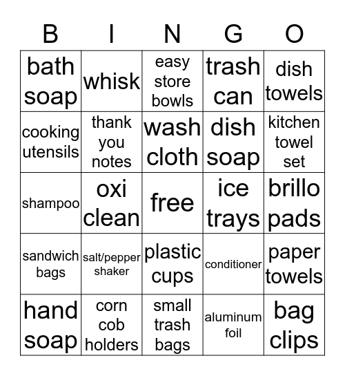 Bierly BINGO Card