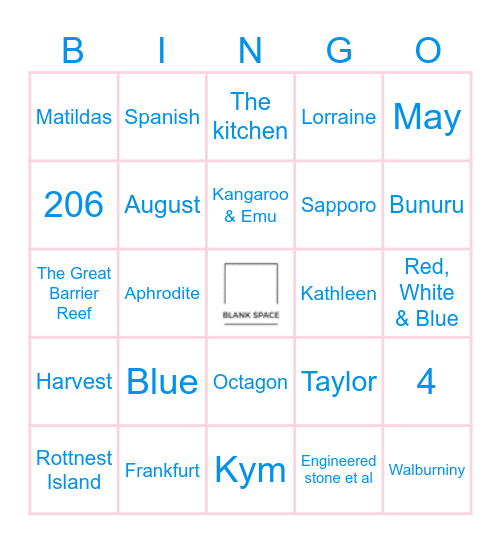 RETRO Bingo Card