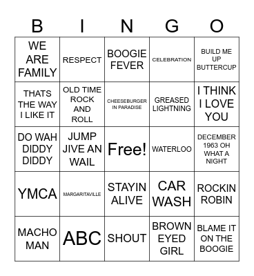 TOG COVER ALL Bingo Card