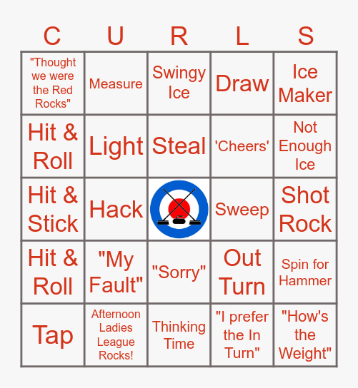 Afternoon Ladies 'Bingo' Bingo Card