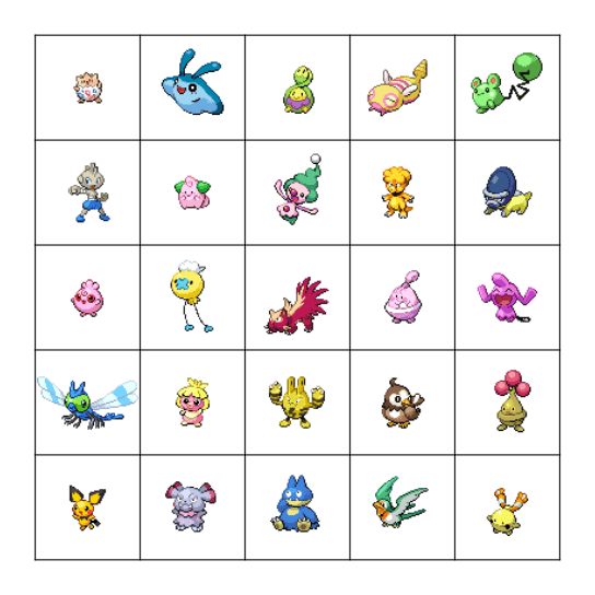 Egg Month! Bingo Card