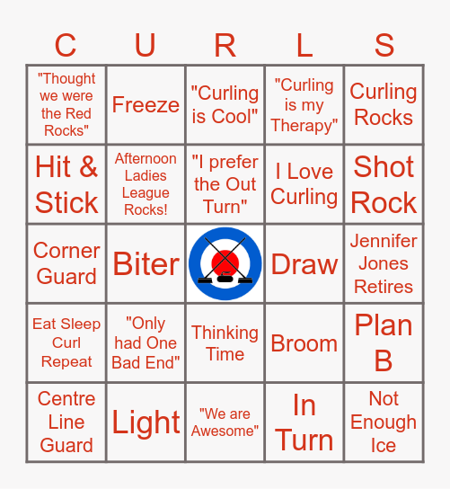 Afternoon Ladies 'Bingo' Bingo Card