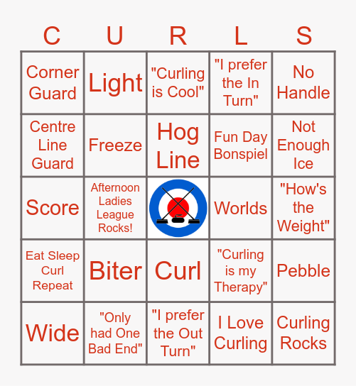 Afternoon Ladies 'Bingo' Bingo Card