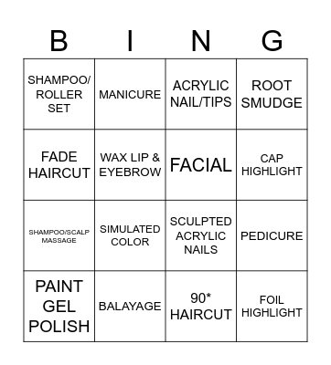 ADULT COSMO Bingo Card