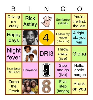 Paasfeestje Reflex Bingo Card