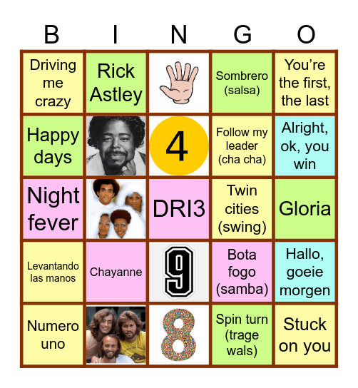 Paasfeestje Reflex Bingo Card